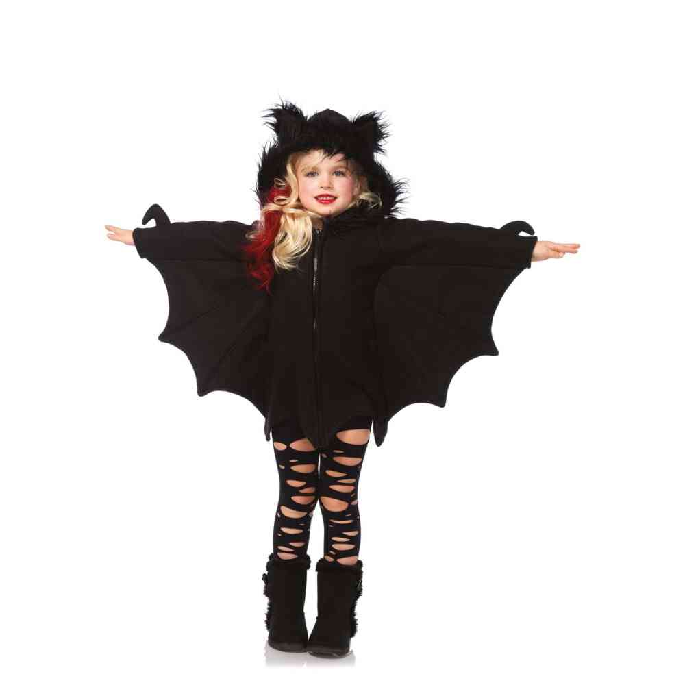 Leg Avenue - Cozy Bat Costume Kids - Black